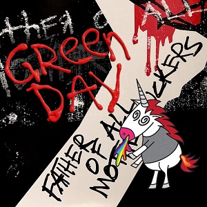 This is the cover art for Father of All Motherfuckers by the artist Green Day. The cover art copyright is believed to belong to the label, Reprise Records, or the graphic artist(s).