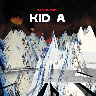 This is the cover art for 'Kid A' by the artist Radiohead.